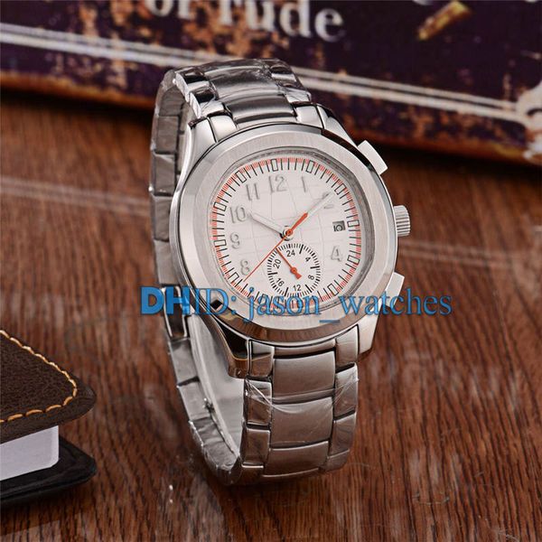 

mens luxury watches 316l steel case designer strap automatic watch white dial montre de luxe men watch mechanical movement wristwatches p52, Slivery;brown