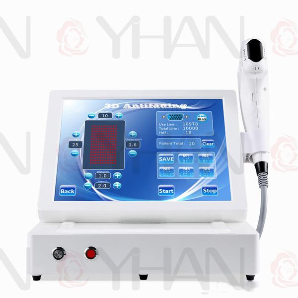 

new 3d hifu face lifting wrinkle removal high intensity focused ultrasound hifu body slimming skin lifting, Black;white