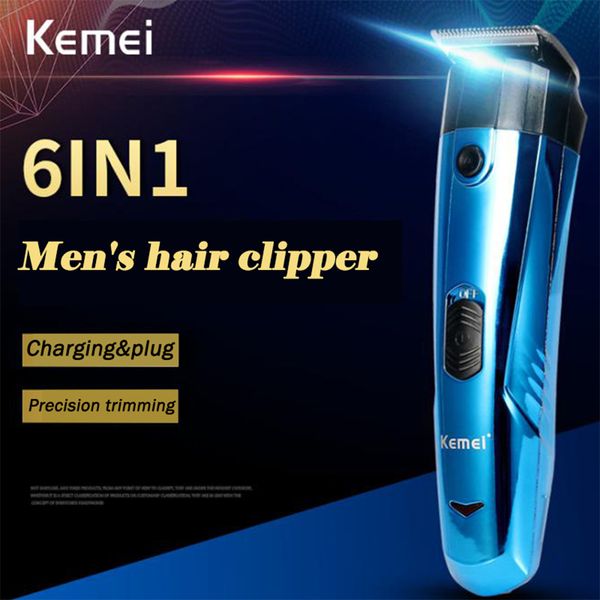 

kemei 891 аккумуляторная электрическая бритва волос 6 в 1 многофункциональный волос резки электрический борода тример f30 sweet07