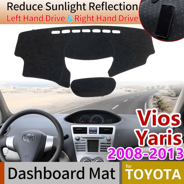 

for vios yaris belta so xp90 2008~2013 anti-slip mat dashboard cover pad sunshade dashmat carpet car accessories 2012