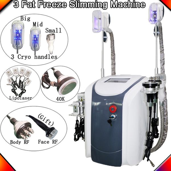 

catvitation ultrasonic liposuction body slimming rf face lifting beauty salon use 3 fat e handles vacuum slimming machine