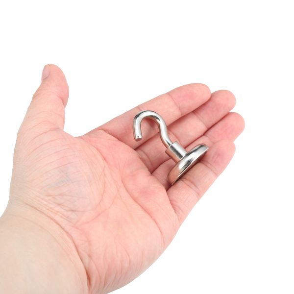 

6pcs sne32l heavy duty neodymium magnetic hook for hanging