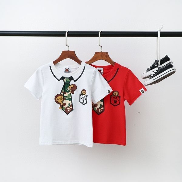 

2020 high-quality kids t shirt summer casual fashion short-sleeved t-shirt cute and handsome style kids clothing q51a asta, Blue