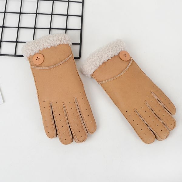 

fashion-ladies fashion casual leather gloves thermal gloves women' wool gloves, Blue;gray