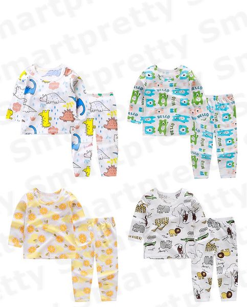 

девочки младенец мальчик эпикировка 2pcs set tracksuit лето дышащий тонкий пуловер мультфильм фрукты печати топы цветочные штаны детская оде, White