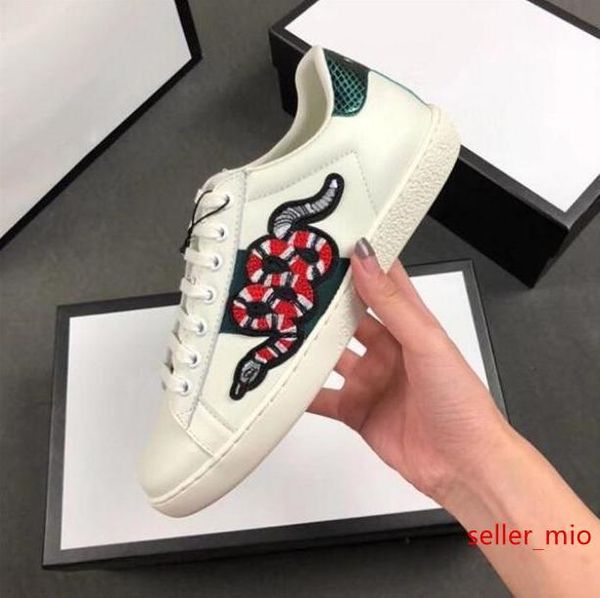 

wholesale designer sneakers men womens flat running casual shoes fashion white genuine leather fire luxury flower embroidered flat sports