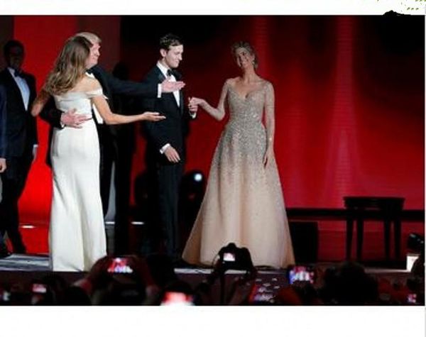 

2019 новый ivanka трамп инаугурационные платья знаменитостей шампанское blingbling бисером принцесса бальное платье тюль обнаженная мода веч, Black;red