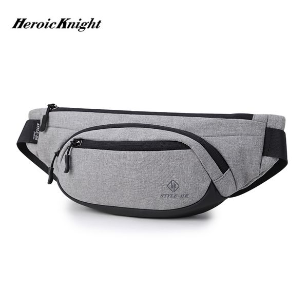 

heroic knight men waist bag waterproof pack travel phone belt bag pouch for men casual shoulder chest bag fanny pack hip pack t200113