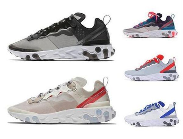 

2019 react element 87 55 running shoes for men women anthracite light bone triple black white red orbit fashion mens trainers sports sneaker