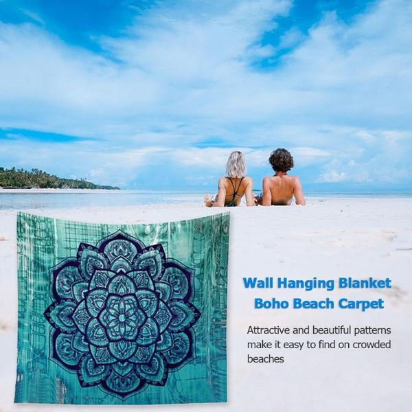 

mandala tapestry polyester delicate wall hanging carpet blanket yoga beach mat necessary household decoration supplies