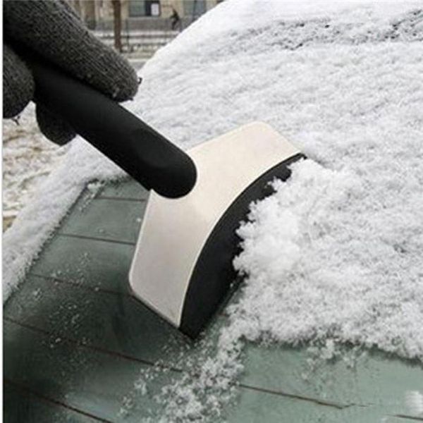 aço inoxidável pá de neve raspador remova limpeza moda ferramenta carro veículo e ferramenta de degelo útil SZ513