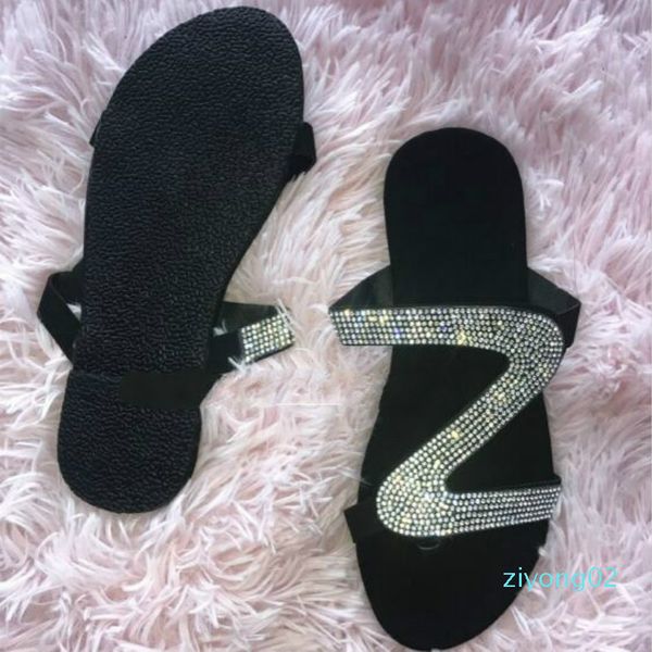 

slides women mules shoes women flip flops women's slippers for summer mules for slippers women's flip flops female slipper z02, Black