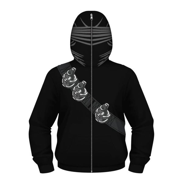 

rise of cobra gi joe printed kid masked hoodie fleece long sleeve baseball jackets sweatshirt hip hop snake cosplay coat, Black;red