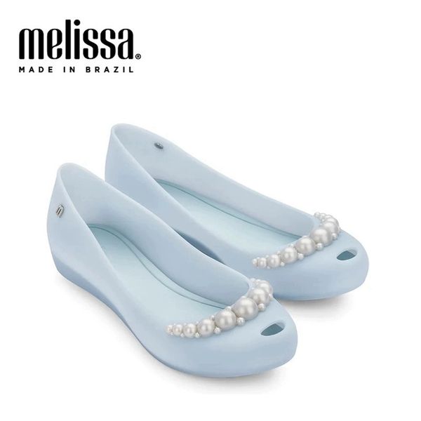 

мини мелисса 2020 новая принцесса детские сандалии обувь для девочек сладкий жемчуг сандалии детские пляжные сандалии дышащая мелисса детска, Black;red