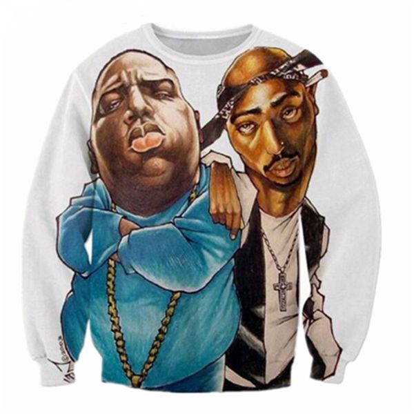 

new fashion singer rapper tupac 2pac sweatshirt men women 3d print 3d funny long sleeve tracksuit pullover outerwear casual w93, Black
