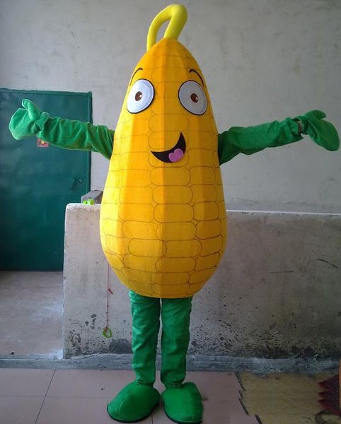 

2019 eva material corn mascot costume food cartoon apparel halloween birthday party size, Red;yellow