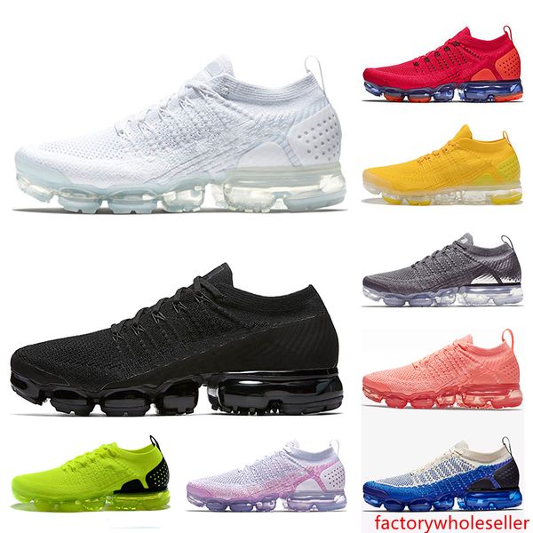 

women mens fk 2.0 tn plus running shoes knit multi-color zebra team red orbit volt racer blue pink trainers sports designer sneakers