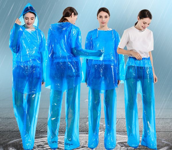 

the latest set = (raincoat rain pants) dustproof waterproof anti-dirty disposable protective raincoat thickening, ups ing