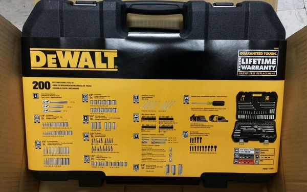 

НАБОР МЕХАНИКИ DeWalt (200 шт.) DWMT75000 "Совершенно новый"