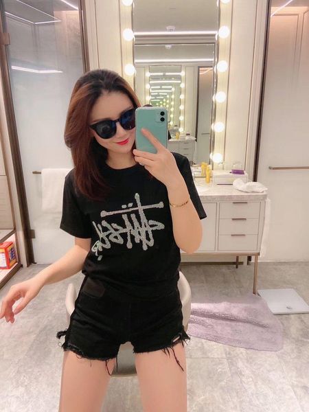 

2020 women clothing womens t-shirt casual fashion t-shirt size s  l comfortable warm @191125-a31, White;black