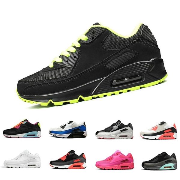 

new 90 mens women triple white black yellow running shoes designer 90s cushioned breathable sneakers men outdoor runner trainer shoe