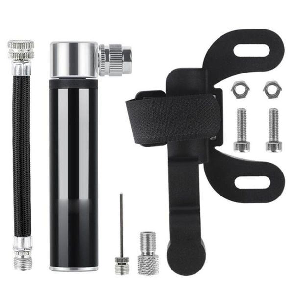 

portable air pump inflator bike bicycle tire wheel basketball football