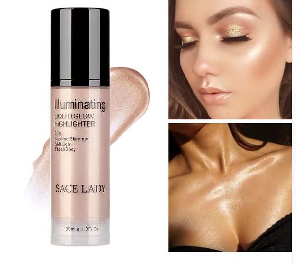 

illuminator makeup highlighter cream for face and body shimmer make up liquid brighten professional glow kit cosmetic