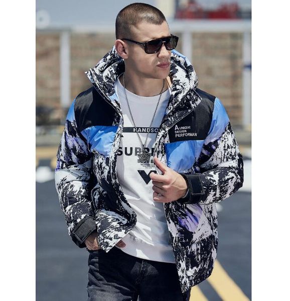 

luxury designer down jackets new fashion down coat with letters casual brand mens outdoorwear casual hooded coat clothing l-3xl, Black