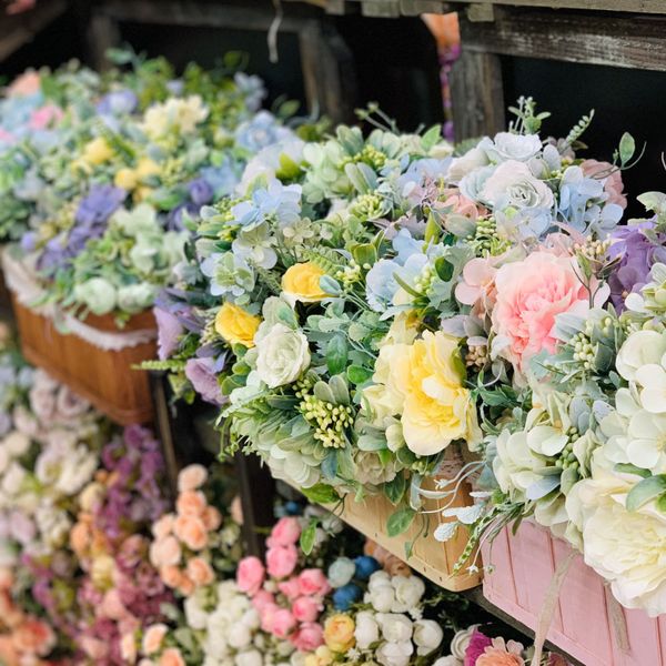 

1 bouquet artificial rose flower silk fake flowers wedding bride holding flower home decor bouquet