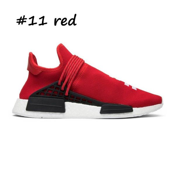 NMD HU Pharrell Human Race Scarlet R1 Hue Man Williams Men Designer Shoes Green Yellow Black 