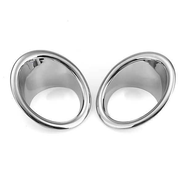 

1 pair abs chrome front fog light covers trims exterior accessories for explorer 2011-2014