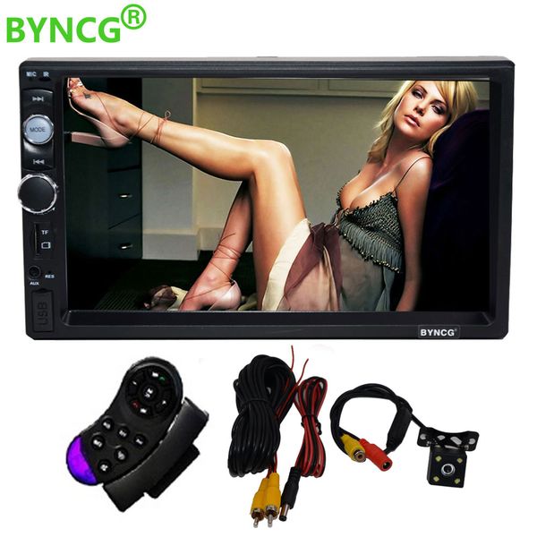 

universal 7 inch 2 din car audio stereo player touch screen car video mp5 player tf sd mmc usb fm radio hands-call