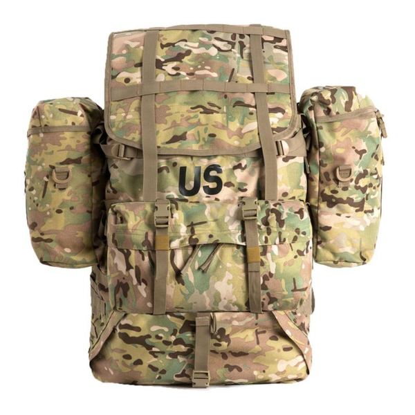 

mt us molle ii rucksack backpack large with frame straps pouches multicam