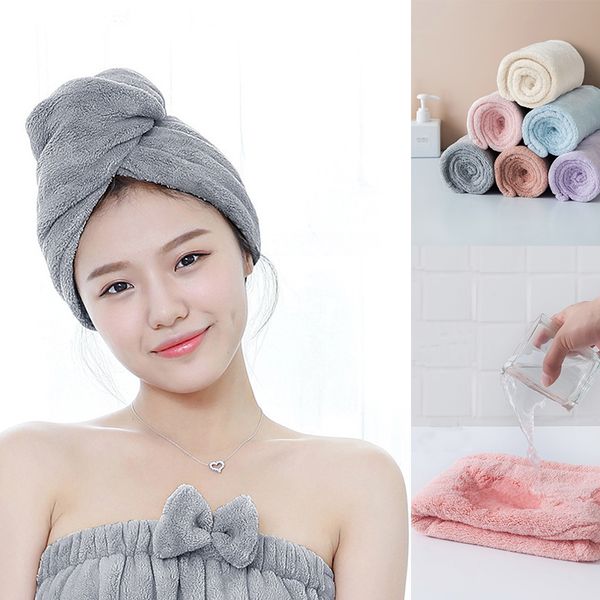 

hair towels bathroom fast dry towel rapid hair-drying towel bath towels for adults toallas microfibra toalha de banho hair wrap