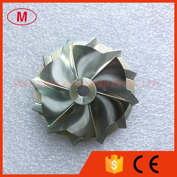 

mgt22260dsl 799370-04u1361 high performance turbo aluminum 2618/milling/billet compressor wheel 45.67/59.40mm 6+6 blades reverse rotation