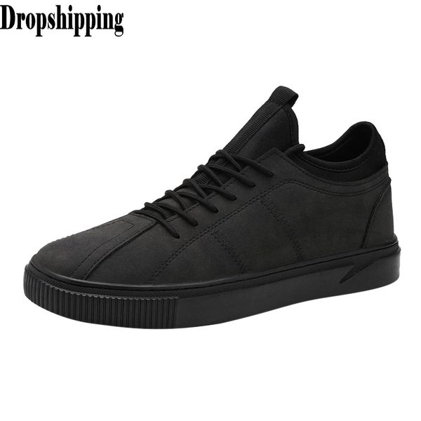 

autumn men leather boots lace up men shoes british fashion ankle tooling ankle platform shoes for male footwear #zb, Black