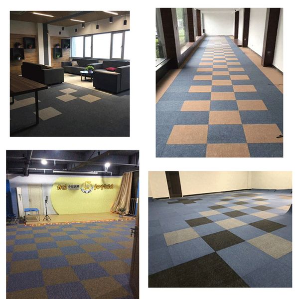 2019 Wholesale Office Splice Carpet Solid Color Rugs For Hotel