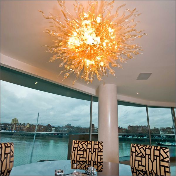 

art design frosted mouth blown glass with 110v-240v led bulbs european fashionable elegant beautiful wedding decorative pendant lights