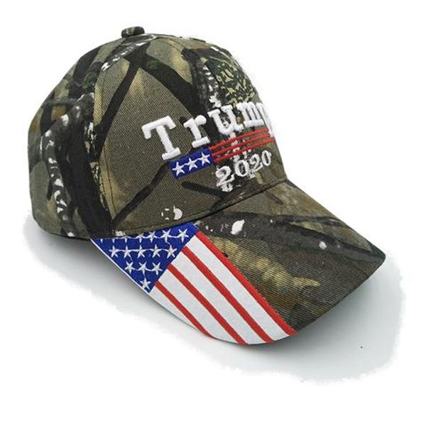 

camouflage donald trump hat usa flag baseball cap keep america great 2020 hat 3d embroidery star letter camo adjustable snapback, Blue;gray