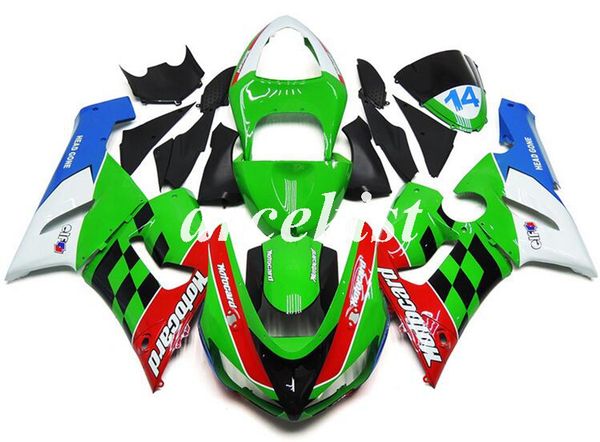 

4 бесплатных подарки нового abs мотоцикл полных обтекатели комплекты подходят для kawasaki ninja zx6r zx6r 2005 2006 6r 05 06 заданного тела