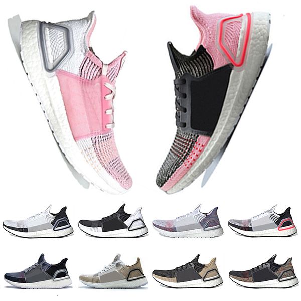 

2019 ultra b00st 19 laser red refract oreo mens running shoes for men women ultrab00st ub 5.0 raw sand-grey sports sneakers designer