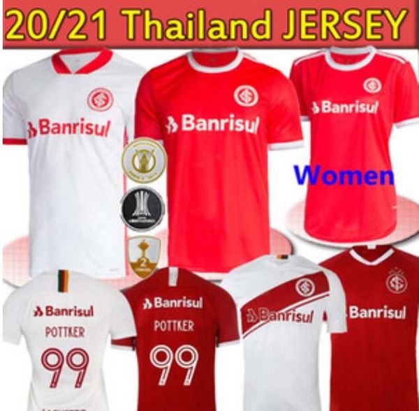 

2020 2021 sc internacional soccer jerseys home away 20 21 camisetas bruno silva n.lopez guerrero football kit shirts pottker, Black;yellow