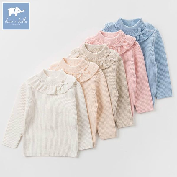 

db6396 dave bella autumn baby girls knitted sweater children toddler clothes, Blue