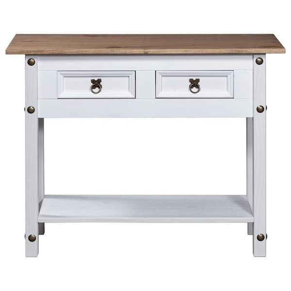 

консоль мексика стиль pine corona white 90 * 34,5 * 73 cm столовая мебель