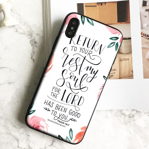 

fundas luxury watercolor jesus quotes phone case for iphone 11 pro xs max xr 8 7 6s plus 5 se case soft black tpu silicone cover.