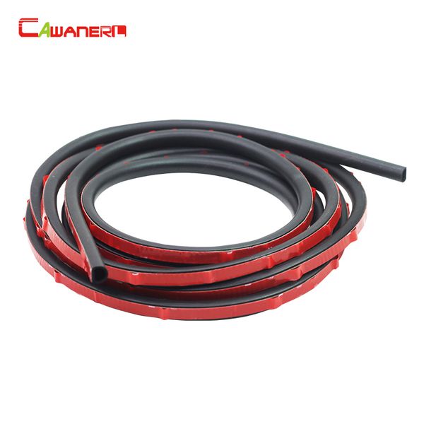 

cawanerl small-d car door hood rubber seal strip weatherstrip self-adhesive auto sealing strip edging trim noise insulation