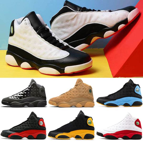 

13s mens basketball shoes COURT PURPLE cap and gown Atmosphere Grey DIRTY BRED HYPER ROYAL GREY TOE BLACK CAT 13 womens sports sneakers