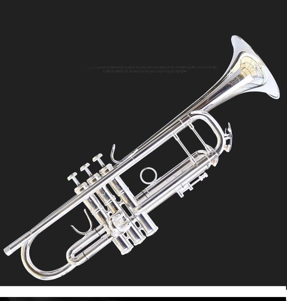 

Yz 37 ilver plated trumpet mu ical in trument drop b one integrated peaker carved beginner band promotion with ca e hipping