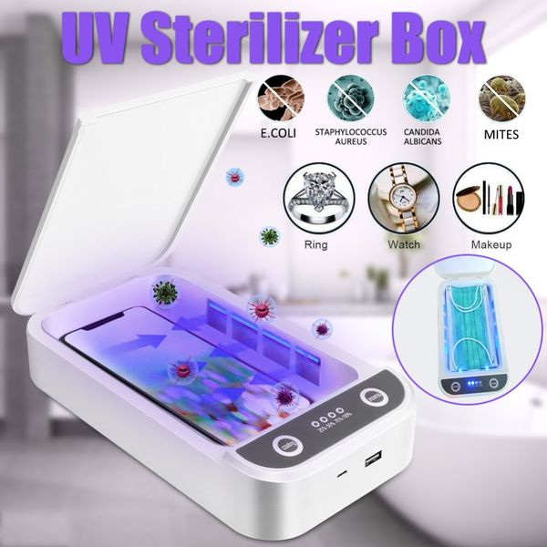 

uv light sanitizer telephone sterilizer jewelry phones personal cleaner cleaner sanitizer disinfection cabinet with aromatherapy dhl