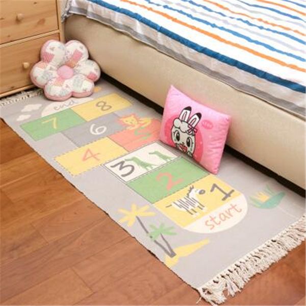 

aovoll kid play cotton soft carpets for living room bedroom kid room rugs home bed carpet floor door mat child climb area rug